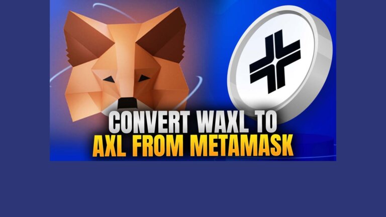 Convert wAXL to AXL