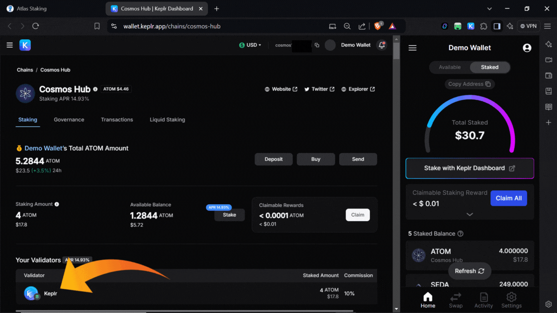 ATOM validator, switch validators in Keplr, how to redelegate using Keplr, where to stake ATOM, how to stake Cosmos ATOM in Keplr, Keplr mobile wallet app, the best place to stake ATOM, the best ATOM validator, which ATOM validator do I choose, how do you stake on Keplr, is ATOM staking worth it, Is ATOM good for staking, ATOM staking APY, What is the reward for ATOM staking, How do I get ATOM on my Keplr wallet, Keplr wallet staking guide, ATOM staking rewards calculator, How to delegate ATOM tokens, Is ATOM Proof of Stake, Does Keplr wallet support ATOM, Trading ATOM on Keplr wallet, How to add ATOM to Keplr wallet, ATOM liquid staking, What wallets support ATOM, Best place to stake ATOM, How long does it take to unstake ATOM, How does ATOM staking work, Should I stake ATOM on Kraken, Should I stake ATOM on Coinbase, staking ATOM on Binance, Is ATOM staking legit, Why is staking ATOM a good idea, Can I restake ATOM, Compound ATOM staking rewards