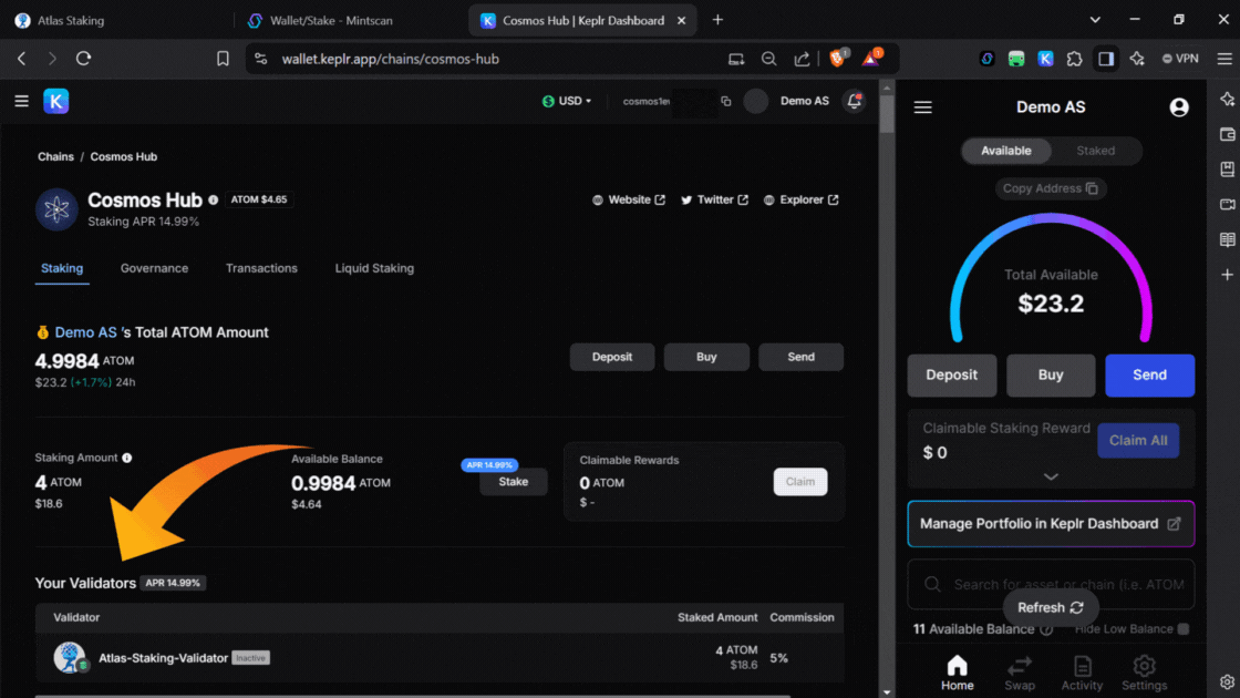 ATOM validator, switch validators in Keplr, how to redelegate using Keplr, where to stake ATOM, how to stake Cosmos ATOM in Keplr, Keplr mobile wallet app, the best place to stake ATOM, the best ATOM validator, which ATOM validator do I choose, how do you stake on Keplr, is ATOM staking worth it, Is ATOM good for staking, ATOM staking APY, What is the reward for ATOM staking, How do I get ATOM on my Keplr wallet, Keplr wallet staking guide, ATOM staking rewards calculator, How to delegate ATOM tokens, Is ATOM Proof of Stake, Does Keplr wallet support ATOM, Trading ATOM on Keplr wallet, How to add ATOM to Keplr wallet, ATOM liquid staking, What wallets support ATOM, Best place to stake ATOM, How long does it take to unstake ATOM, How does ATOM staking work, Should I stake ATOM on Kraken, Should I stake ATOM on Coinbase, staking ATOM on Binance, Is ATOM staking legit, Why is staking ATOM a good idea, Can I restake ATOM, Compound ATOM staking rewards